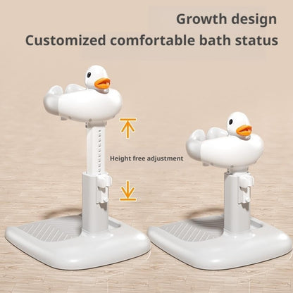 Adjustable Baby Bath Support Stand With Height Adjustable, Anti-Slip, Compact, Secure Shower Head Holder for Ages 6 month+