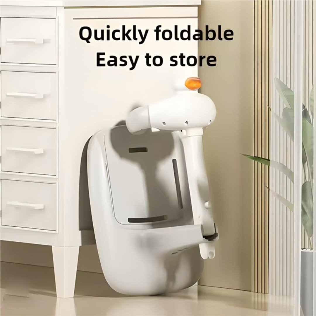 Adjustable Baby Bath Support Stand With Height Adjustable, Anti-Slip, Compact, Secure Shower Head Holder for Ages 6 month+