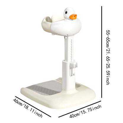 Adjustable Baby Bath Support Stand With Height Adjustable, Anti-Slip, Compact, Secure Shower Head Holder for Ages 6 month+