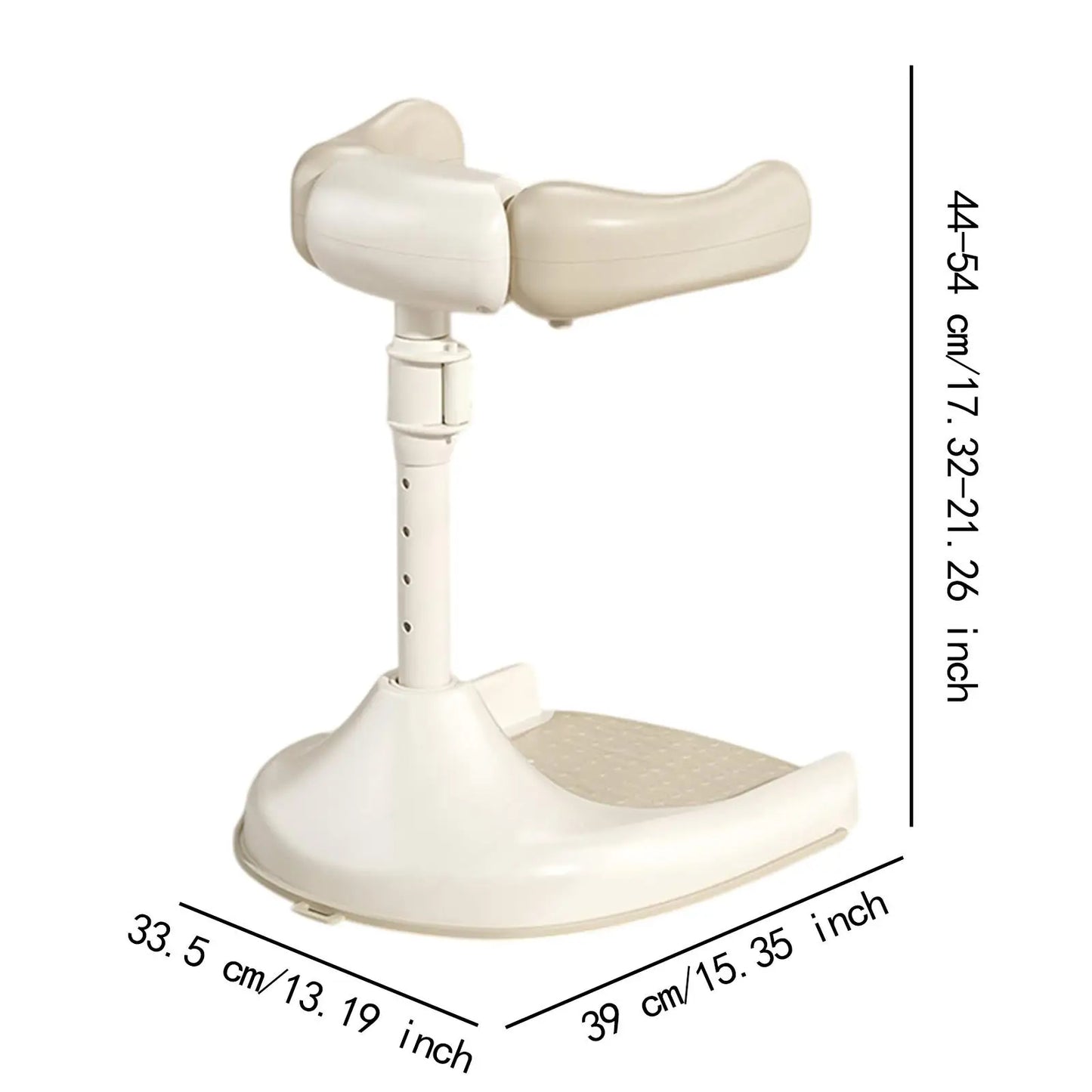 Adjustable Baby Bath Support Stand With Height Adjustable, Anti-Slip, Compact, Secure Shower Head Holder for Ages 6 month+