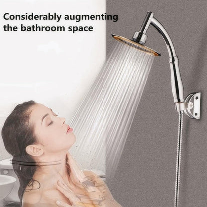 Adjustable Shower Head with Wall Mount, Anti-Clog Design, Safe Materials, Easy to Install and Use