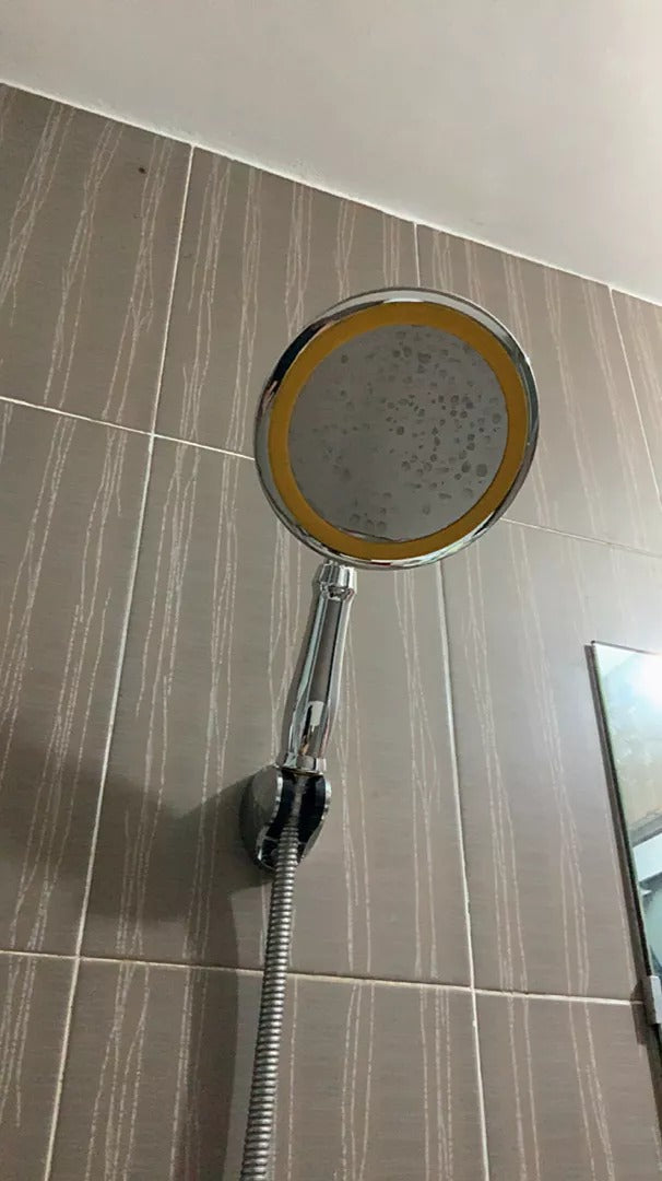 Adjustable Shower Head with Wall Mount, Anti-Clog Design, Safe Materials, Easy to Install and Use