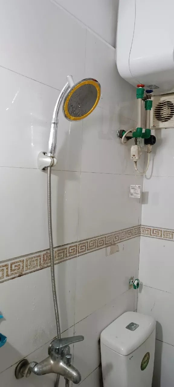 Adjustable Shower Head with Wall Mount, Anti-Clog Design, Safe Materials, Easy to Install and Use