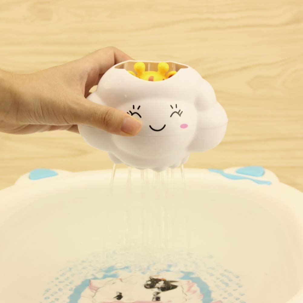 Adorable Cloud Bath Toy with Gentle Waterfall Fun