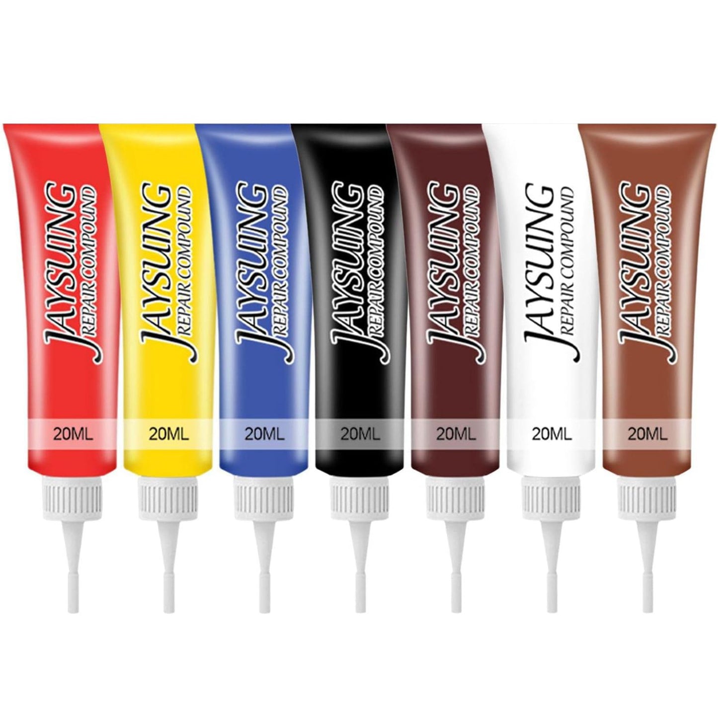Advanced Leather Repair Gel with Multiple Colors, Shiny Finish, No Technique Required