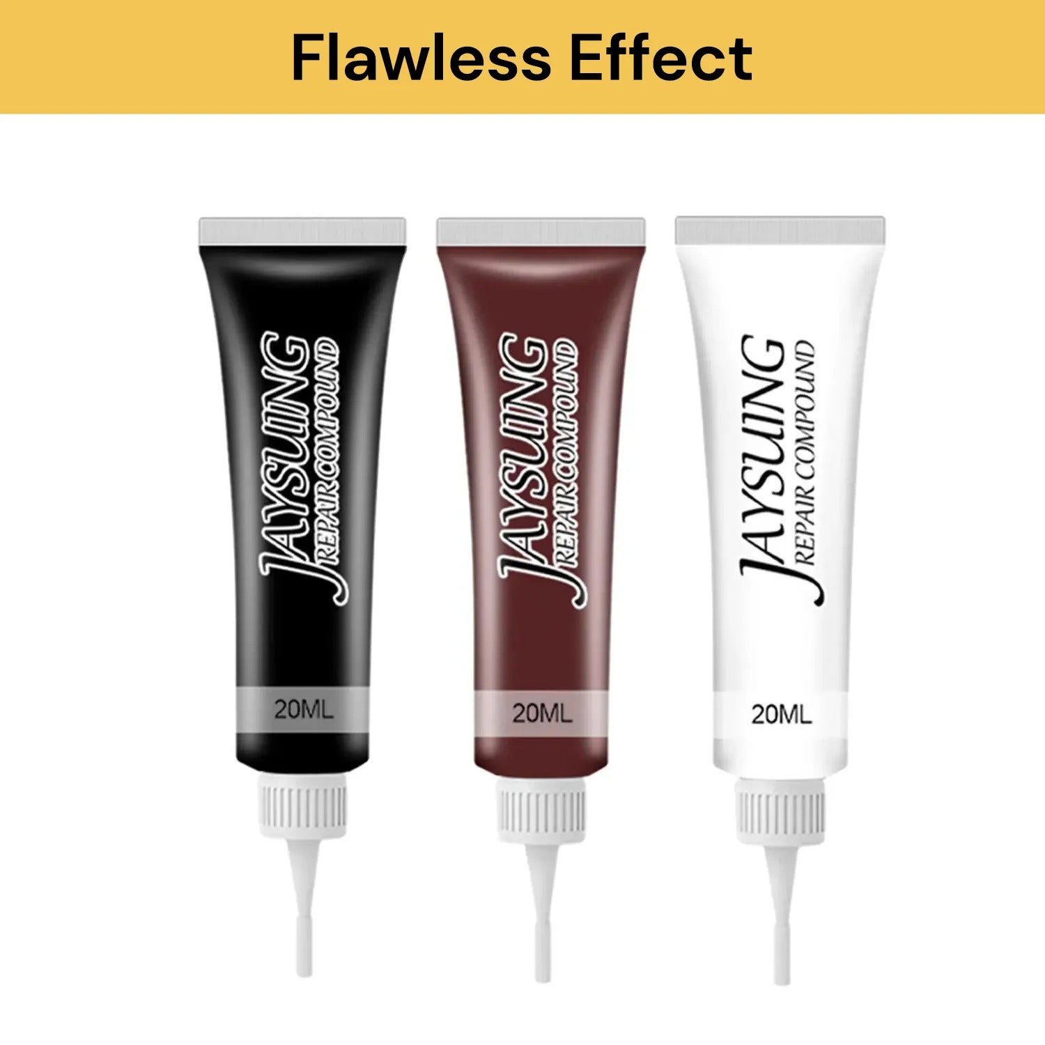 Advanced Leather Repair Gel with Multiple Colors, Shiny Finish, No Technique Required