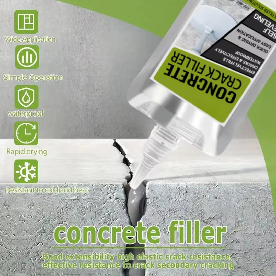 All-Surface Waterproof Crack Filler – Quick-Drying, Self-Leveling for Walls, Roofs, Floors, and Outdoor Tiles
