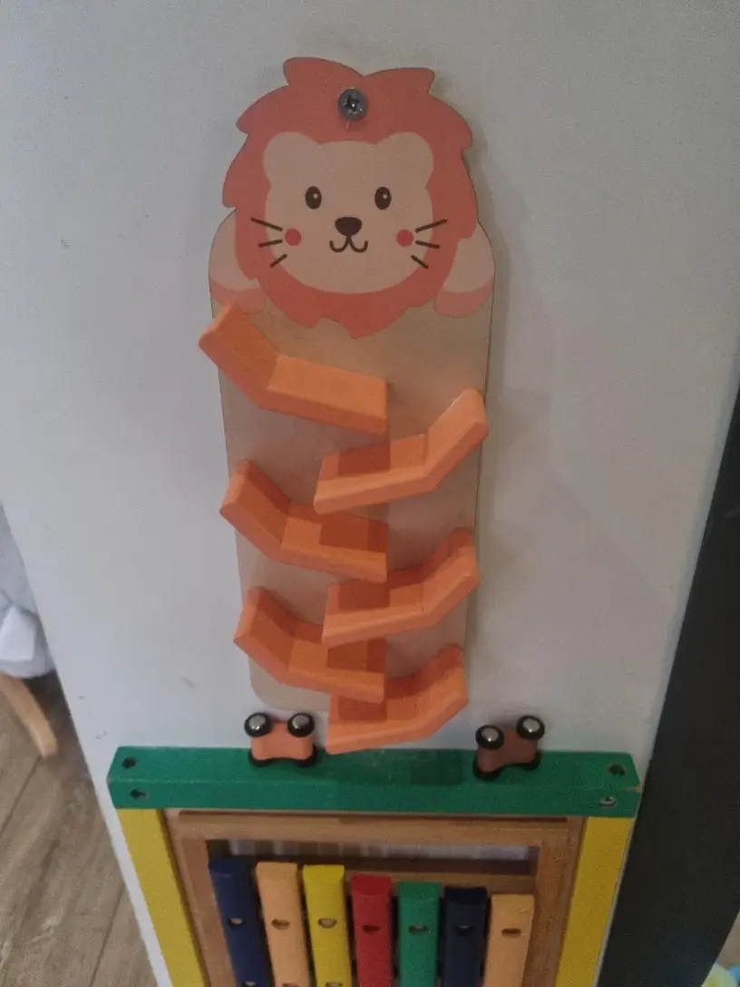 Animals Wooden Car Ramp Racer Toy, Zig Slide, Educational Game, Safe for Ages 1+