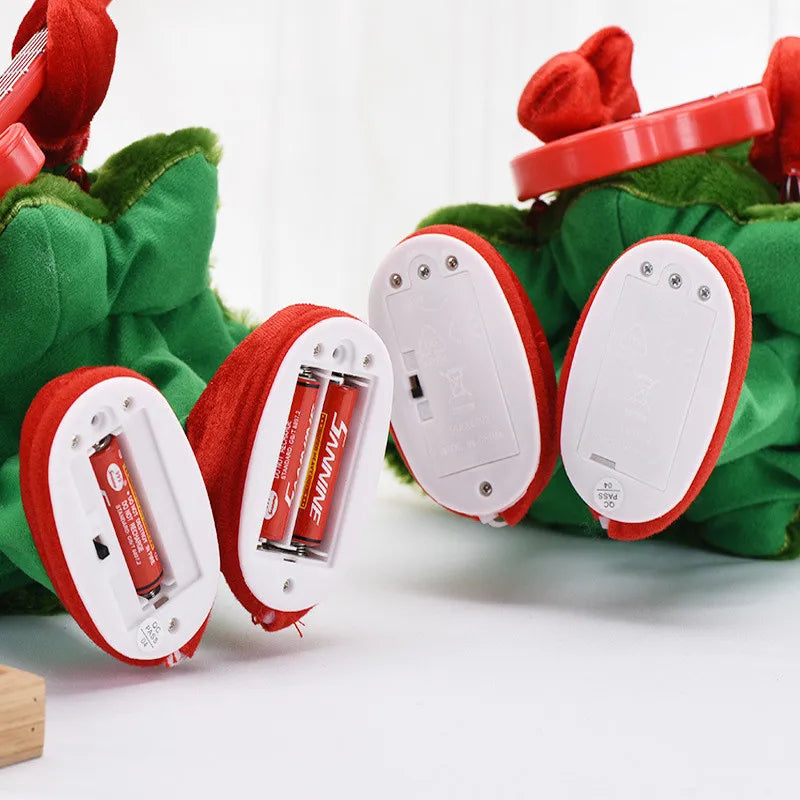 Animated Christmas Songster with Singing & Dancing Christmas Tree and Cute Saxophone Design, Safe for Ages 3+