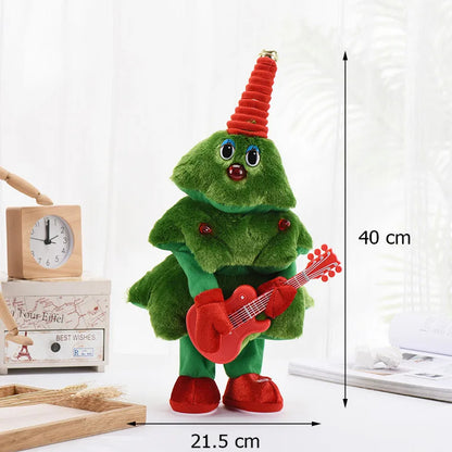 Animated Christmas Songster with Singing & Dancing Christmas Tree and Cute Saxophone Design, Safe for Ages 3+