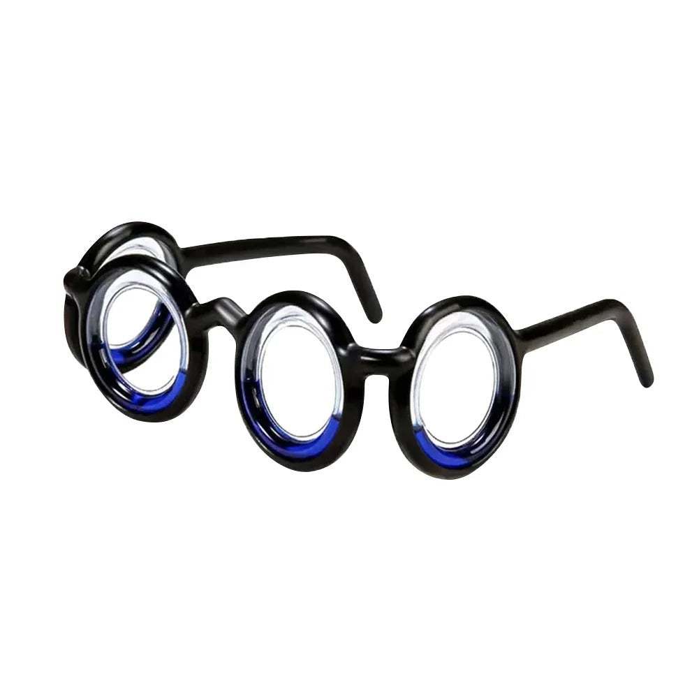 Anti-Motion Sickness Glasses, Lens-Free, Lightweight, Detachable for Travel