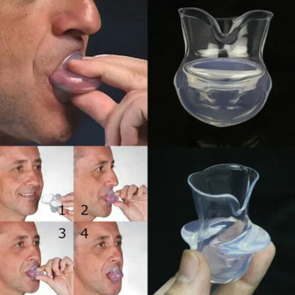Anti-Snoring Silicone Mouthpiece for Sleep Apnea and Snoring Relief
