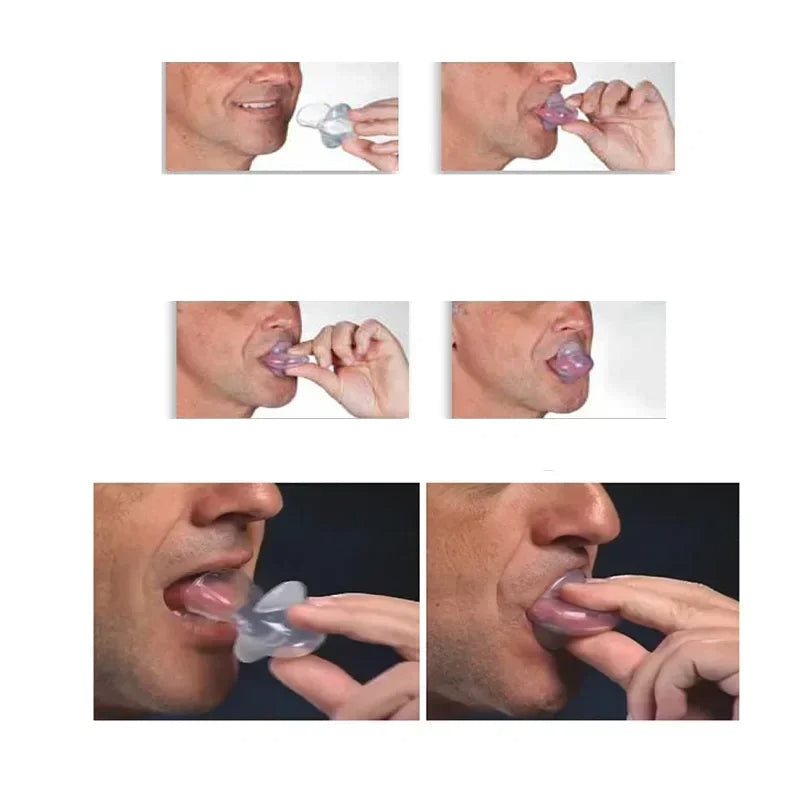 Anti-Snoring Silicone Mouthpiece for Sleep Apnea and Snoring Relief