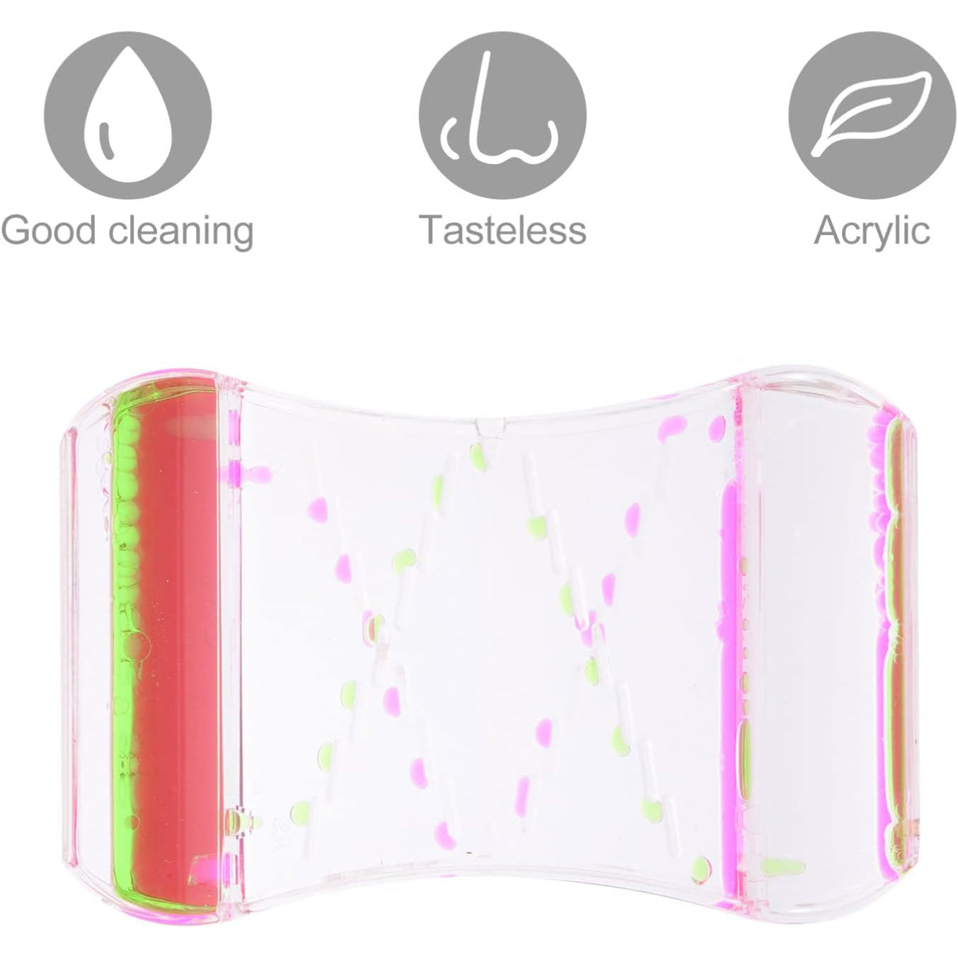 Anxiety-Relieving Toy with Smooth Motion, a Two-Color Oil Hourglass, Creative Decorative Item