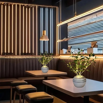 Artificial Olive Branch LED Light Faux Plant