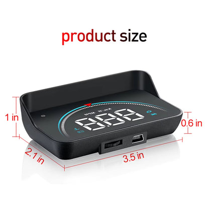 Auto Speed Display Projector with 16 Available Display Modes, Alarm Functions, and a Colorful HD LED Screen