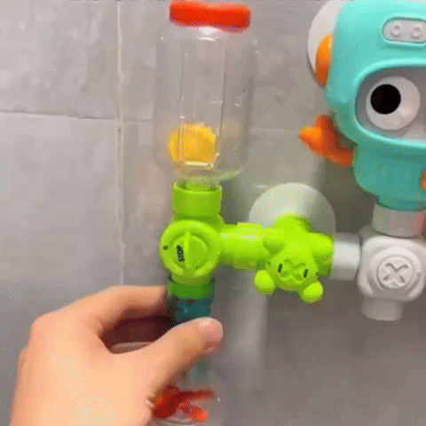 Baby Bath Toy – Water Pipe Assembly Set with Suction Cups, Safe for Ages 3+
