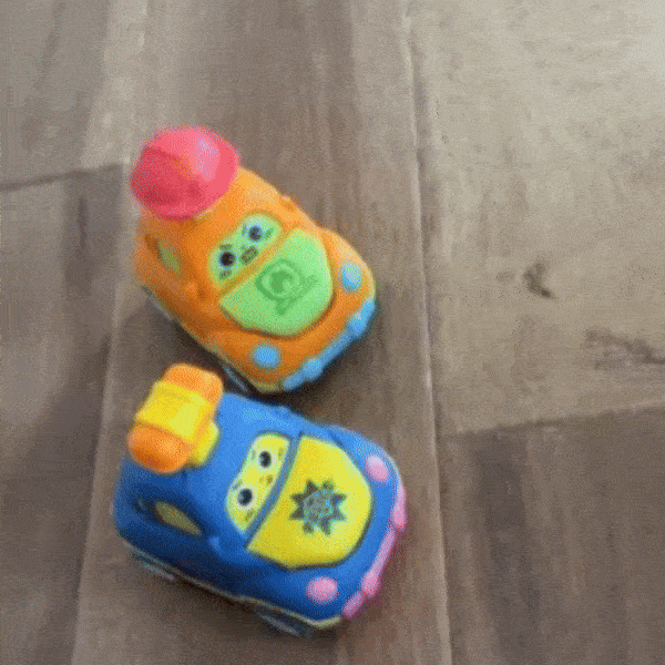 Baby Cartoon Inertia Car Toy with Pull Back Cars, Montessori Early Education, Sensory development, Safe for Ages 1+