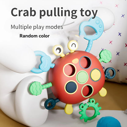 Baby Crab Toy with Teether, Fun Music & Sounds, Early Educational, Safe for Ages 6 month+