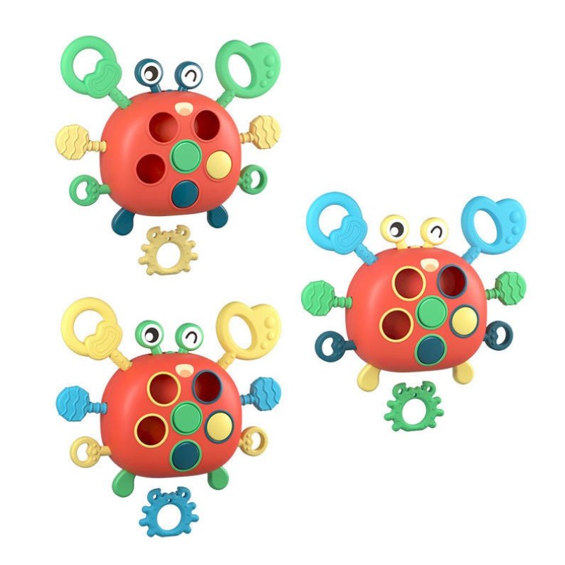 Baby Crab Toy with Teether, Fun Music & Sounds, Early Educational, Safe for Ages 6 month+