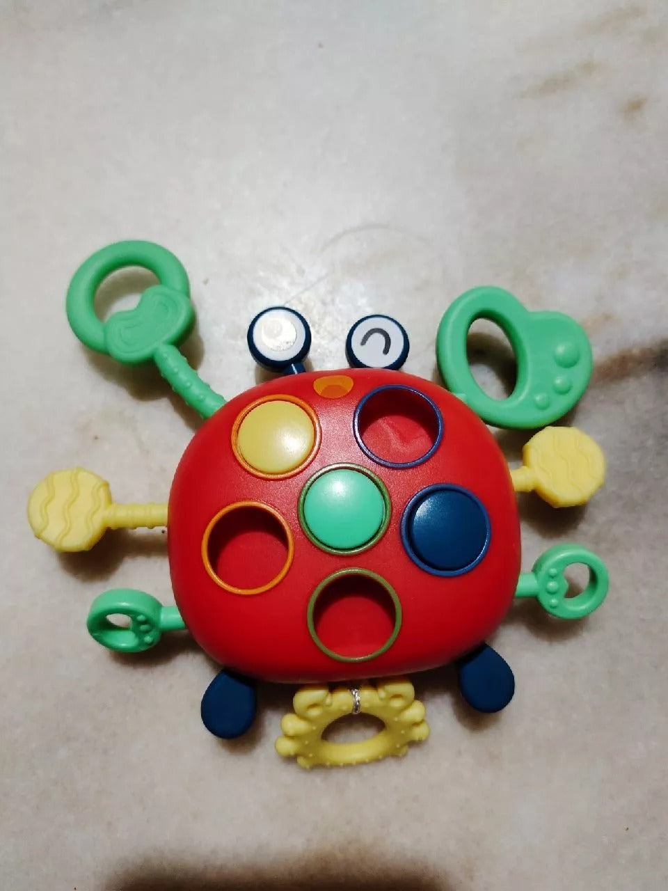 Baby Crab Toy with Teether, Fun Music & Sounds, Early Educational, Safe for Ages 6 month+
