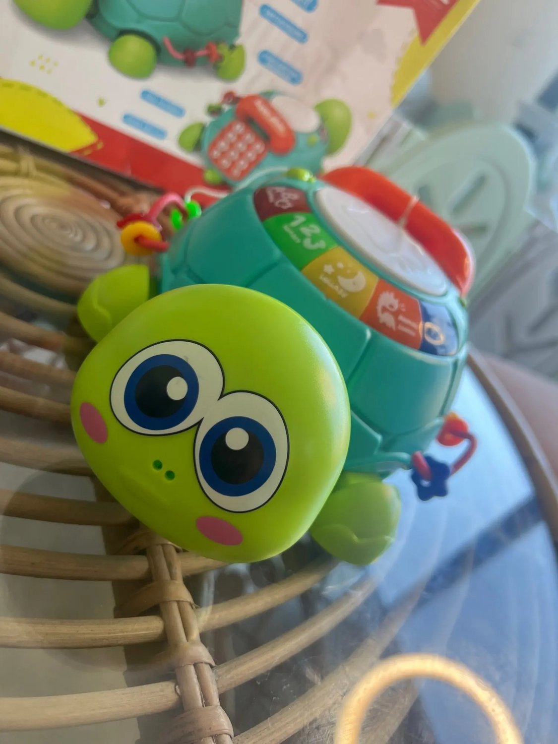 Baby Musical Turtle Toy with Light & Sound, Safe for Ages 6 Months +