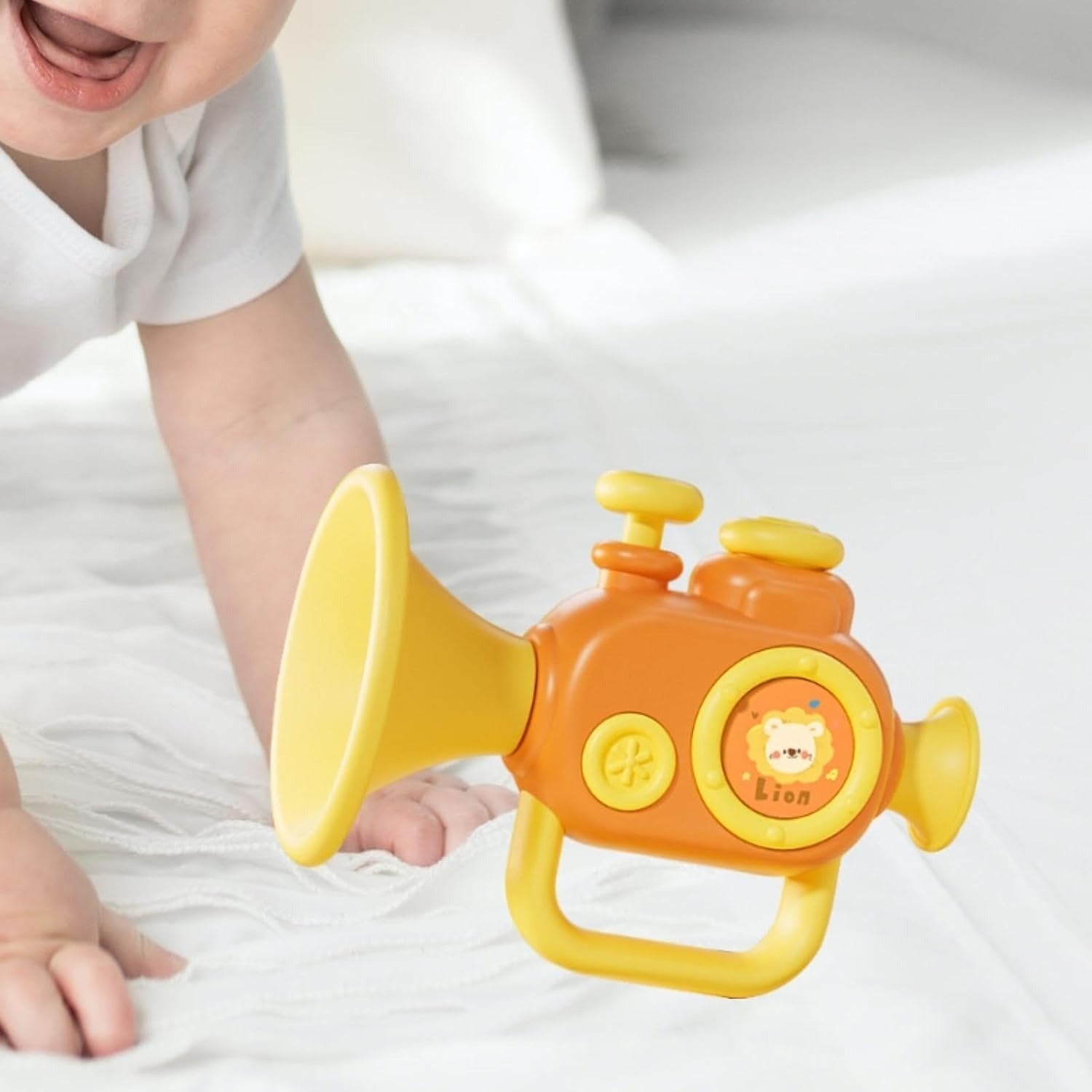 Baby Trumpet Musical Toy – Early Learning Educational Instrument, Safe for Ages 1+