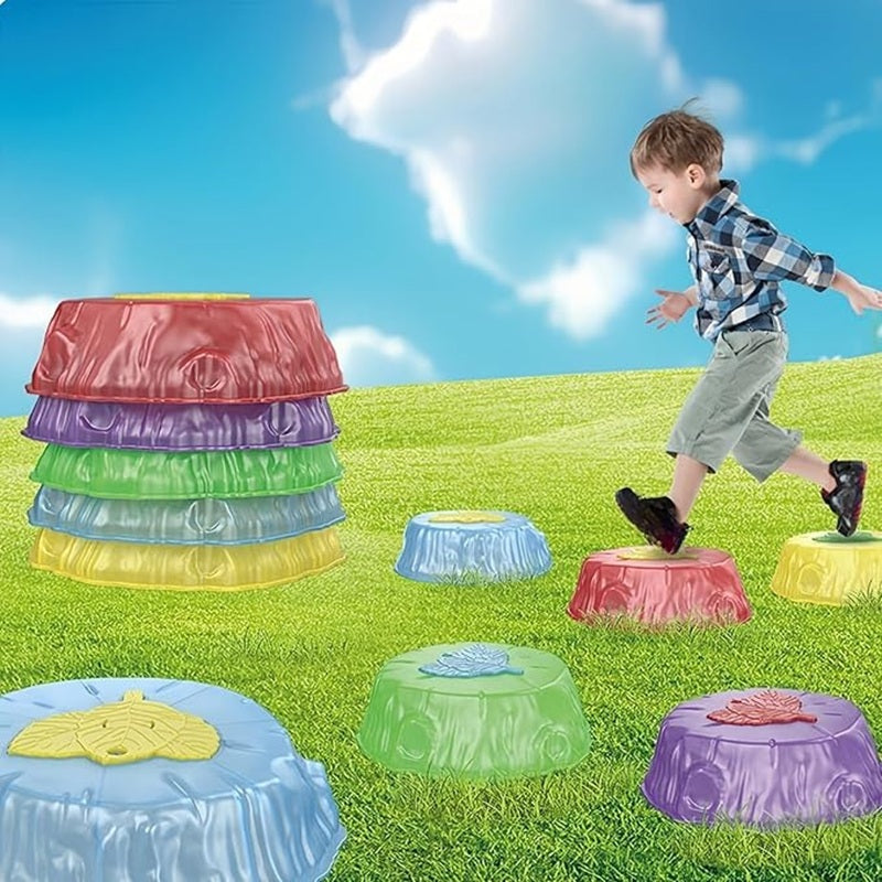 Balance Training Toy with LED Stepping Stones, Non-Slip, Durable, Indoor Outdoor Use, Safe for Ages 3+