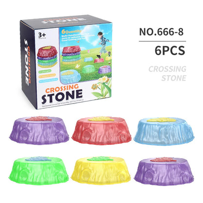 Balance Training Toy with LED Stepping Stones, Non-Slip, Durable, Indoor Outdoor Use, Safe for Ages 3+