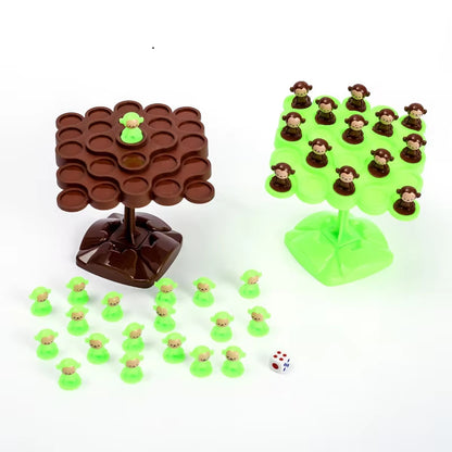 Balance Tree Toy, Unique Tree Climbing Monkey Design, Helps Increase Concentration, Safe for Ages 3+