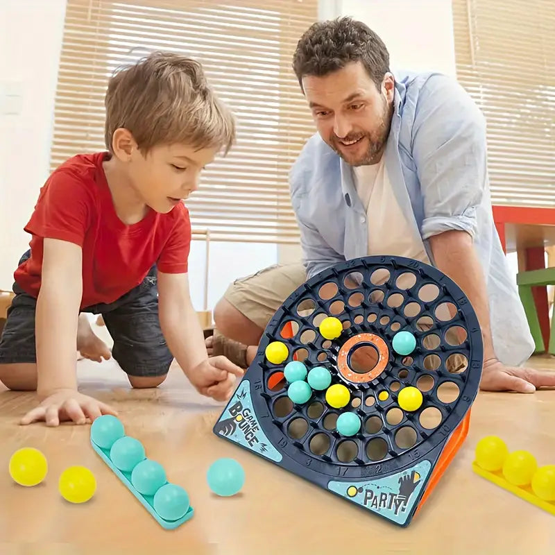Ball Bouncing Game with Diverse Cards, Enhances Interaction And Family Bonding, Safe for Ages 3+