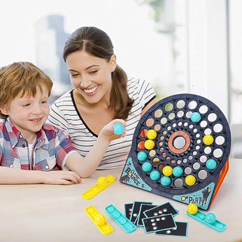 Ball Bouncing Game with Diverse Cards, Enhances Interaction And Family Bonding, Safe for Ages 3+
