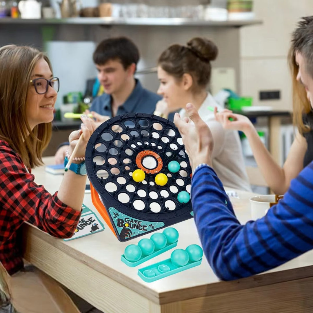 Ball Bouncing Game with Diverse Cards, Enhances Interaction And Family Bonding, Safe for Ages 3+