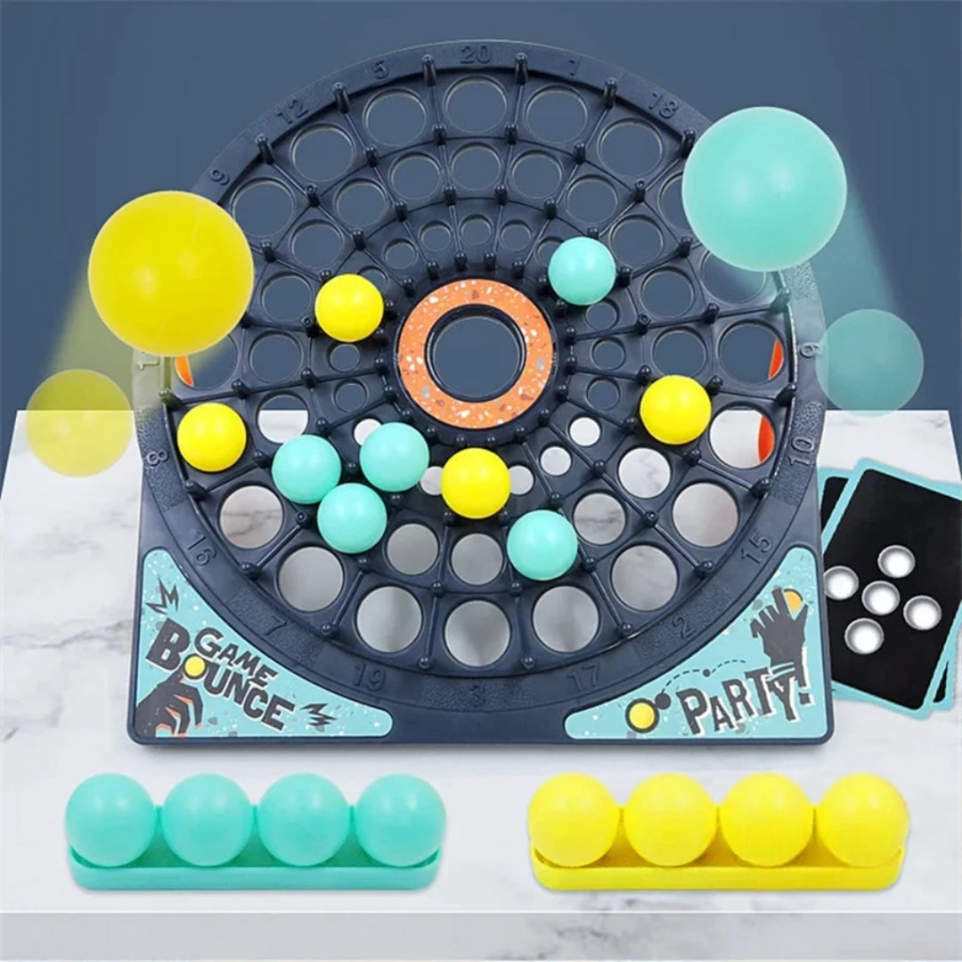 Ball Bouncing Game with Diverse Cards, Enhances Interaction And Family Bonding, Safe for Ages 3+