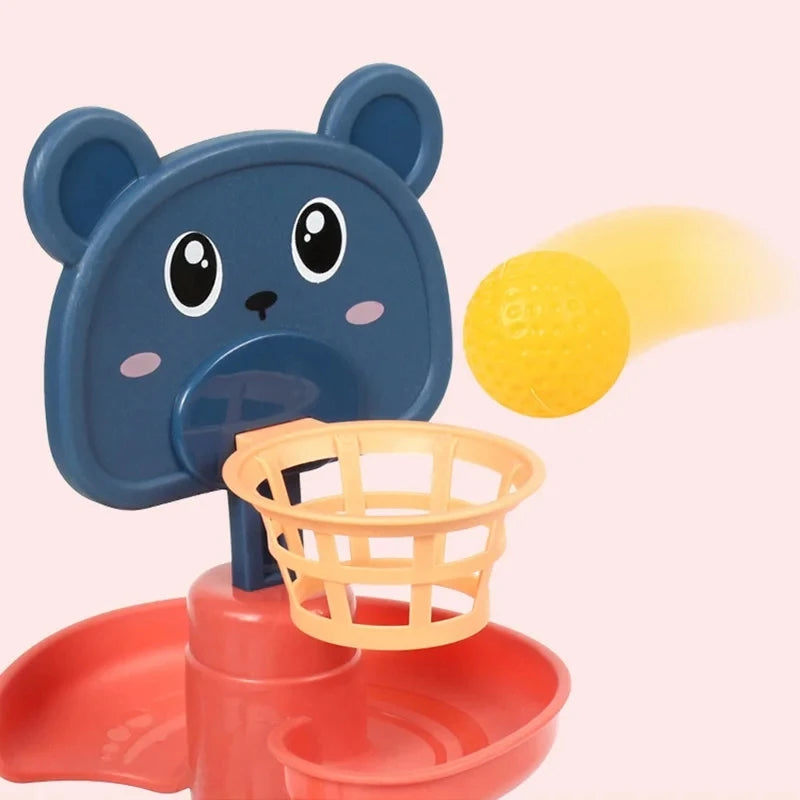 Ball Drop Toy with Multi-Layer Options and Non-Toxic Design, Safe for Ages 1+.