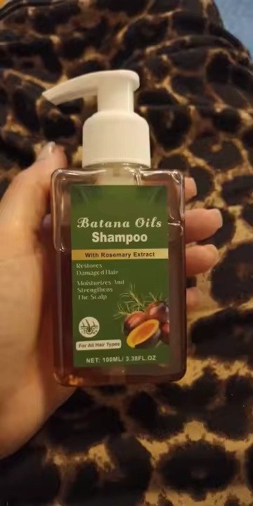 Batana Oil Shampoo with Rosemary Extract, Restores Damaged Hair, Promotes Healthy Hair Growth