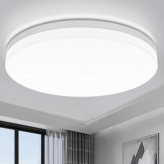 Bathroom LED Ceiling Light, 15W 1500lm, IP54 Waterproof, Ultra-Thin Design, Energy-Saving
