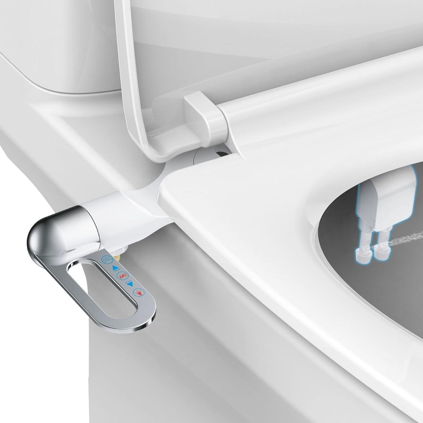Bathroom Non Electric Dual Nozzle Bidet Toilet Washer Bidet Hygienic Self Washing Bidet