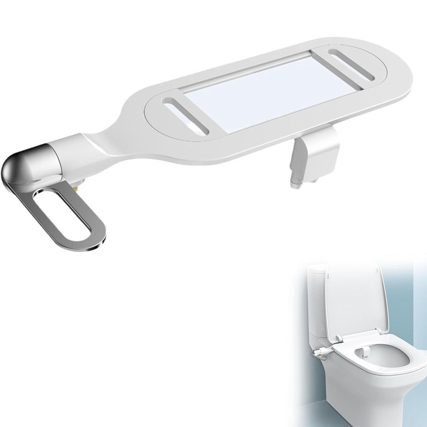 Bathroom Non Electric Dual Nozzle Bidet Toilet Washer Bidet Hygienic Self Washing Bidet