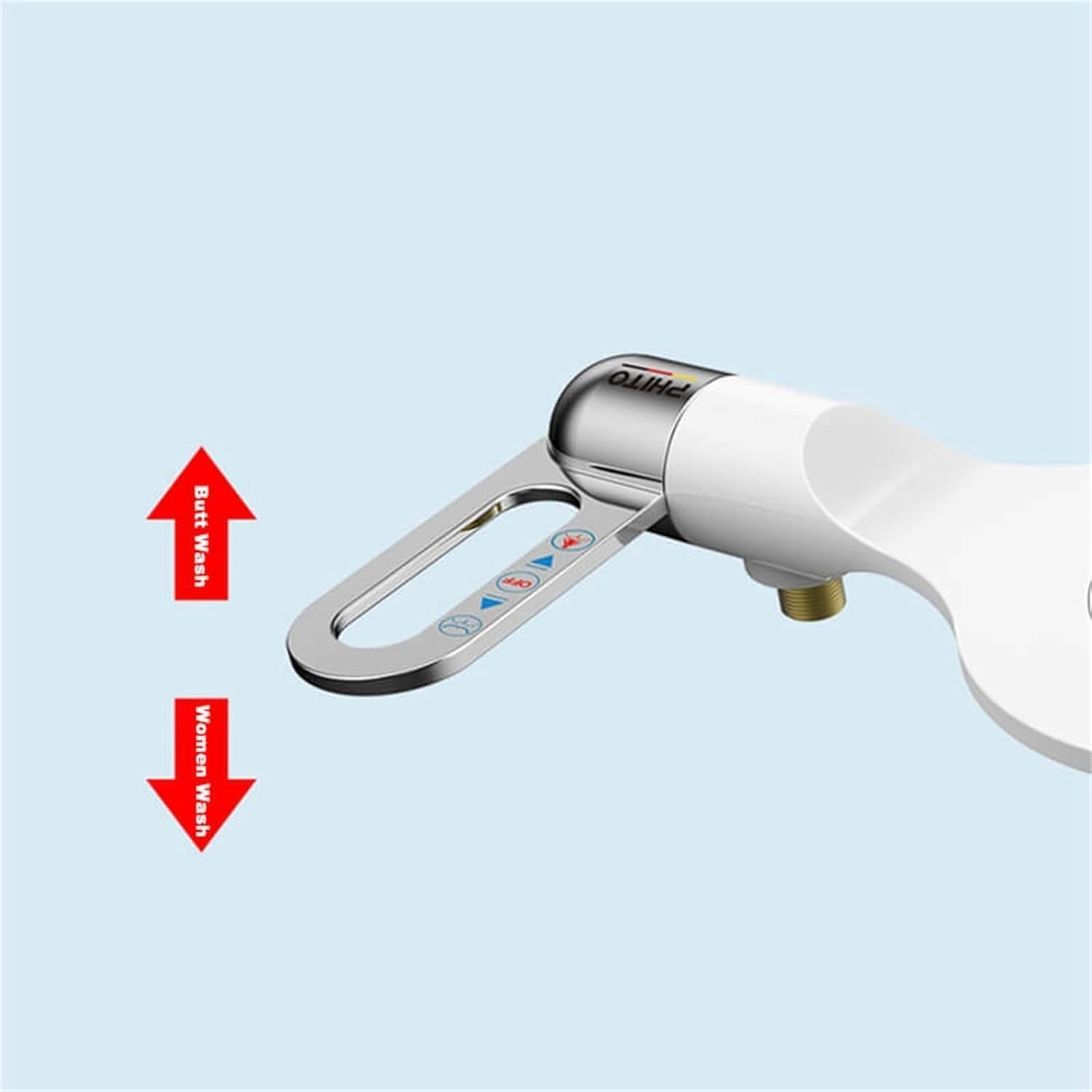 Bathroom Non Electric Dual Nozzle Bidet Toilet Washer Bidet Hygienic Self Washing Bidet