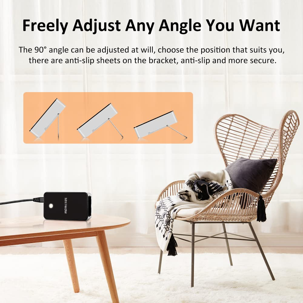 Best Portable Electric Mini Heater – Small Space Heater with Adjustable Stand