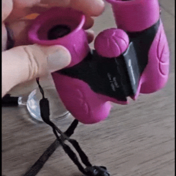 Binoculars for Kids Lightweight Outdoor Adventure with Magnifying Glass & Compass, Educational Toy Gift for Ages 4+