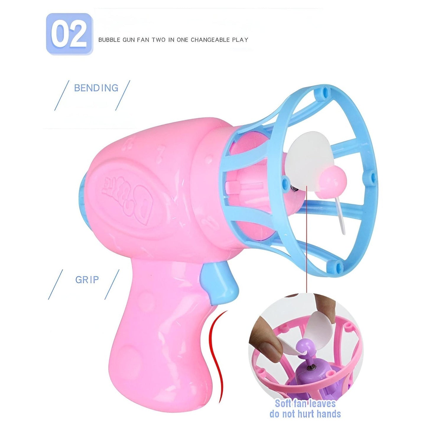 Bubble Gun Toy, Group Play and Outdoor Events, Safe for Ages 3+