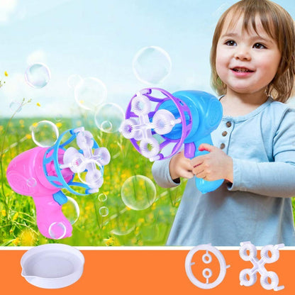 Bubble Gun Toy, Group Play and Outdoor Events, Safe for Ages 3+