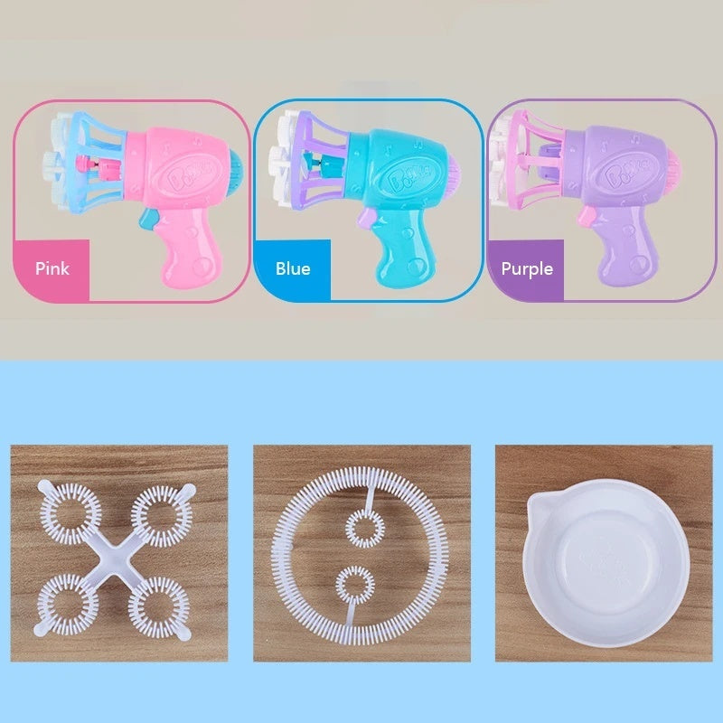 Bubble Gun Toy, Group Play and Outdoor Events, Safe for Ages 3+