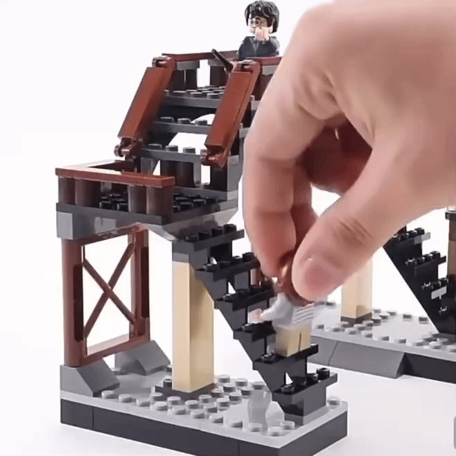 Building Block Train – LEGO Harry Potter Set with 801 pcs and 20 Mini Characters, Safe for Ages 8+