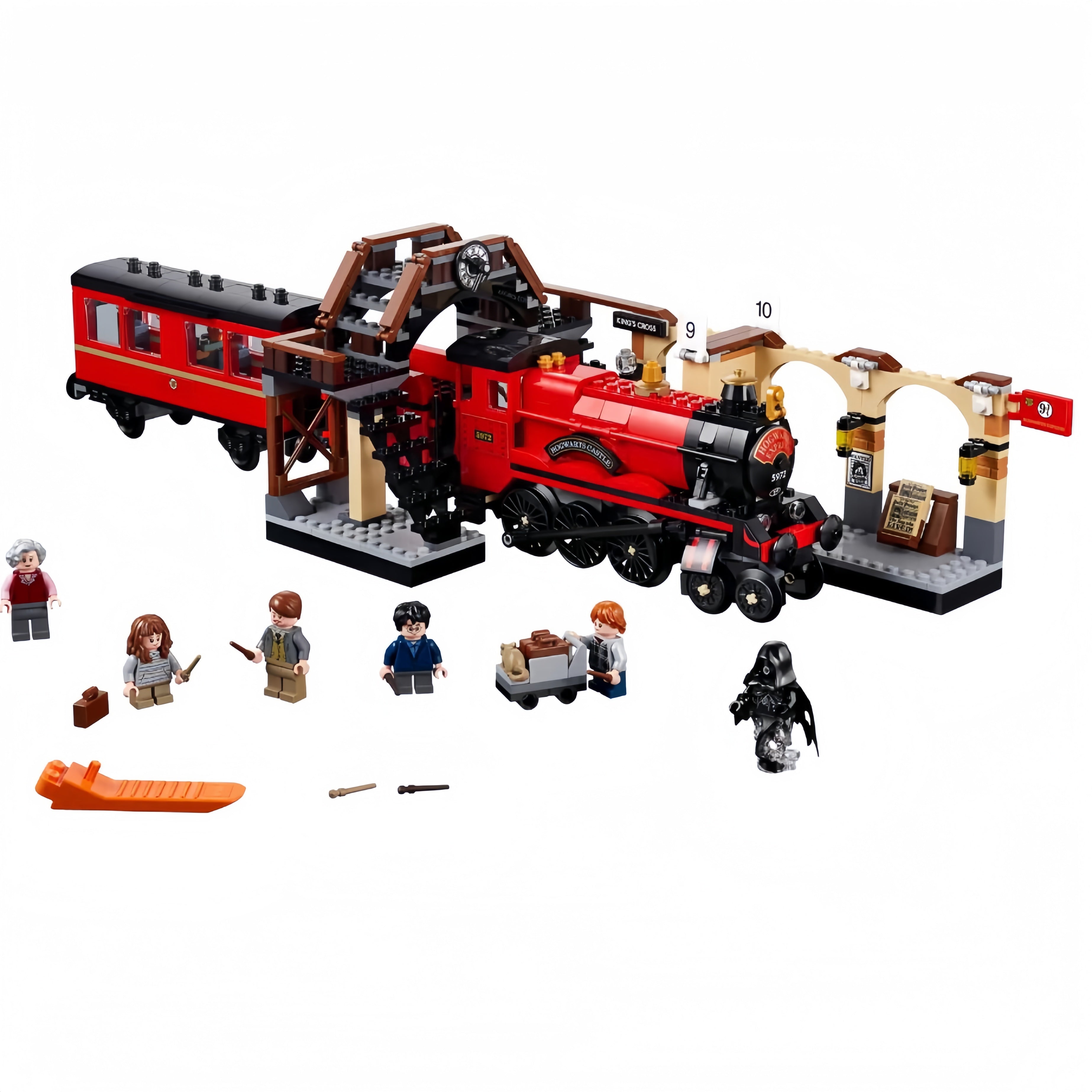 Building Block Train – LEGO Harry Potter Set with 801 pcs and 20 Mini Characters, Safe for Ages 8+