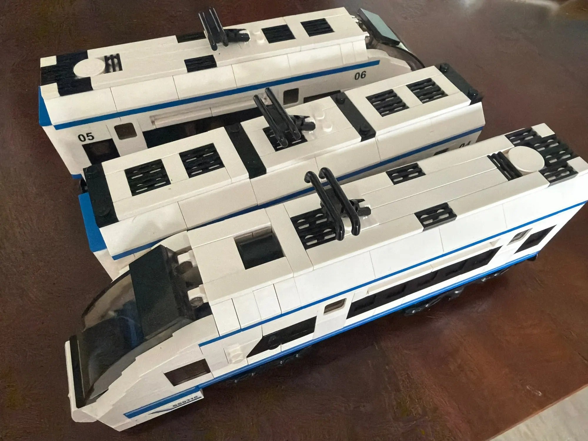 Building Block Train Track with Modular Magnetic Car Connections, Educational STEM Toy for Creativity and Motor Skills, Safe for Ages 5+
