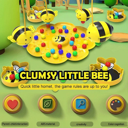 Bumblebee Board Game, Bee Eats Pollen Beads, Interactive Educational Toy, Safe for Ages 3+