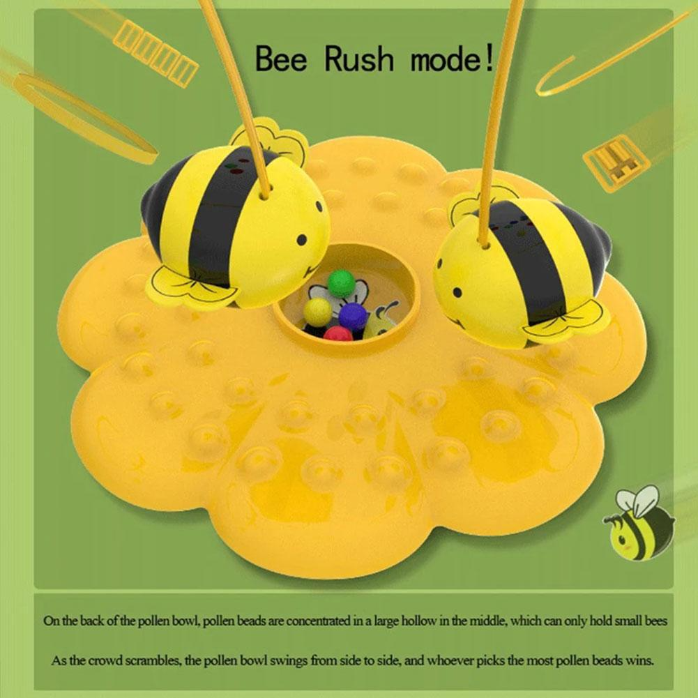 Bumblebee Board Game, Bee Eats Pollen Beads, Interactive Educational Toy, Safe for Ages 3+